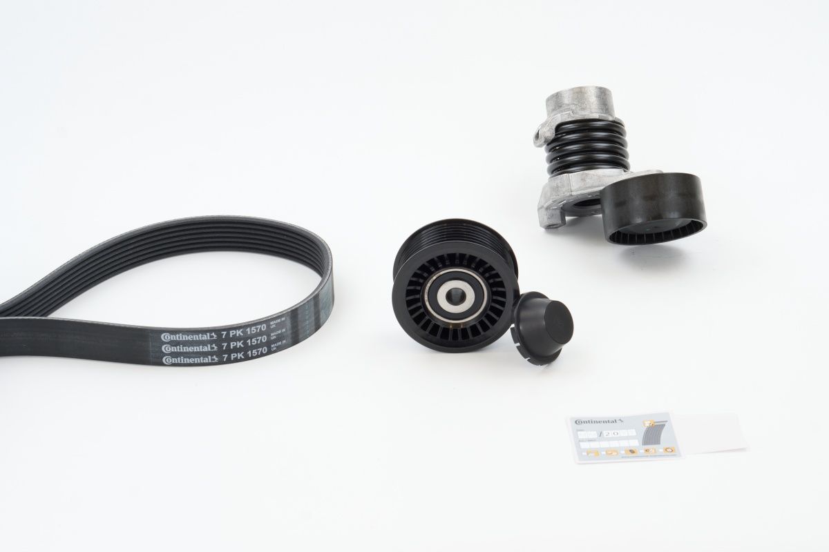 CONTINENTAL CTAM 7PK1570K1 V-ribbed belt set