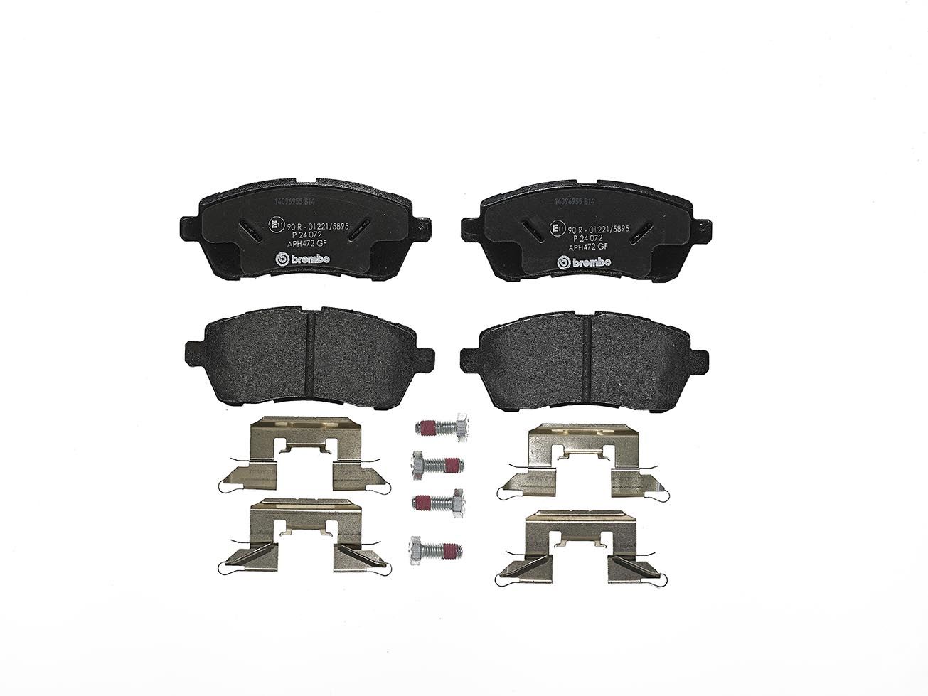 BREMBO P 24 072 Brake pad set, disc brake