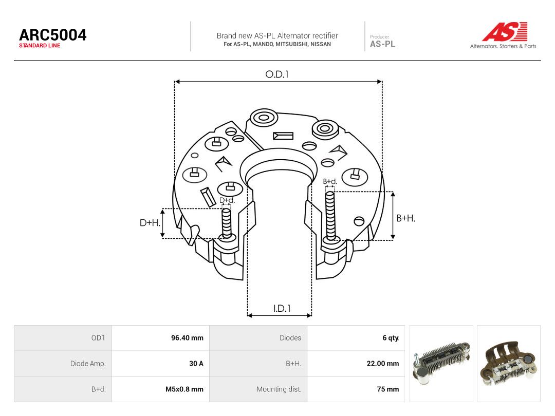 Rectifier, alternator-2