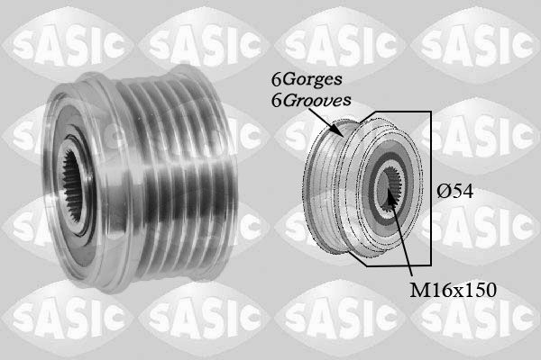 SASIC 1676029 Alternator freewheel clutch