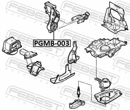 Mounting, engine-1