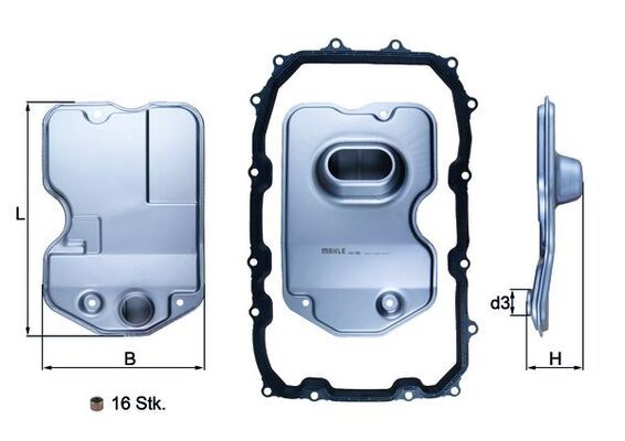 Hydraulic Filter, automatic transmission