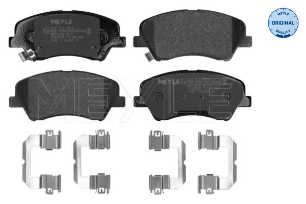 MEYLE 025 222 2818 Brake pad set, disc brake