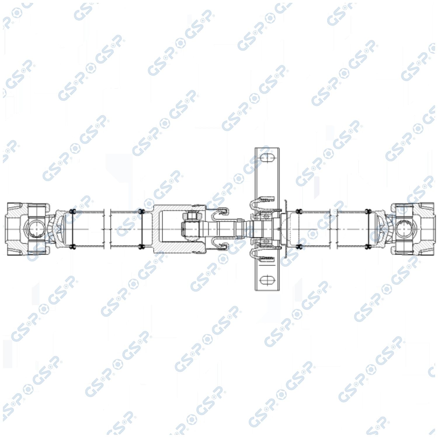 GSP PS901971 Propshaft, axle drive