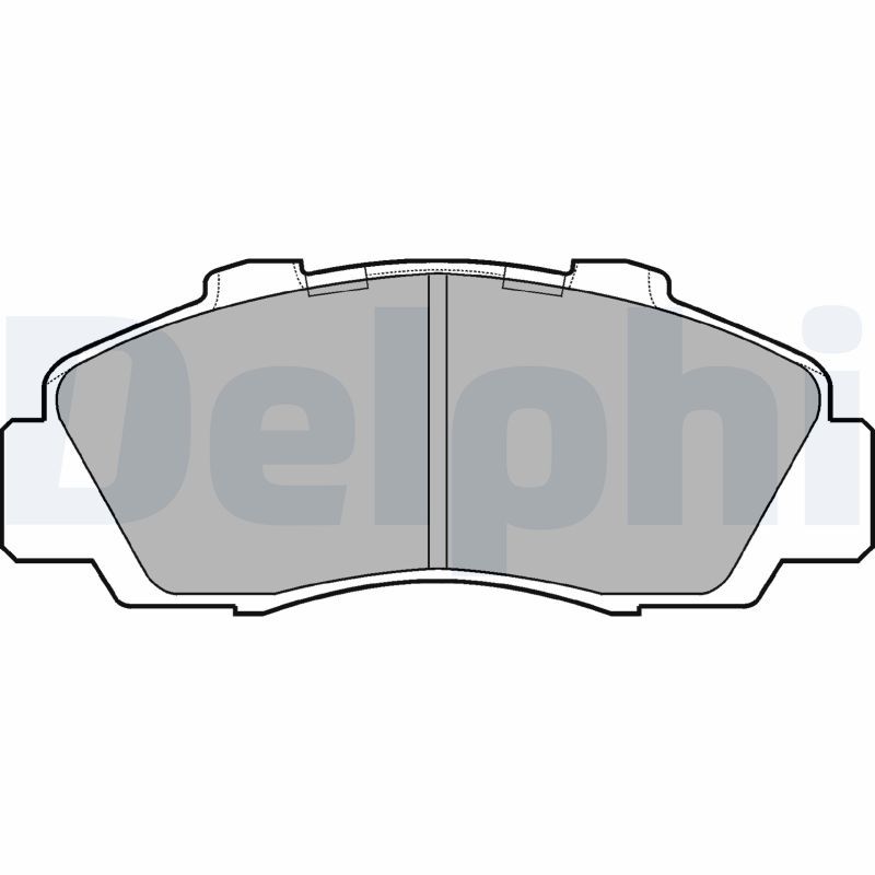 DELPHI LP872 Brake pad set, disc brake