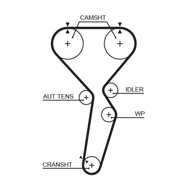 GATES 5585XS Timing belt
