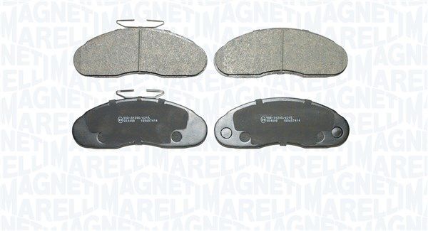 MAGNETI MARELLI 363916061379 Brake pad set, disc brake