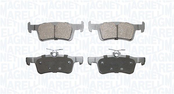 MAGNETI MARELLI 363916060913 Brake pad set, disc brake
