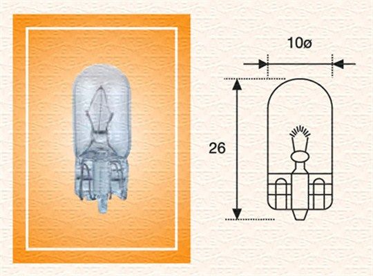 MAGNETI MARELLI 003822100000 Bulb, instrument lighting