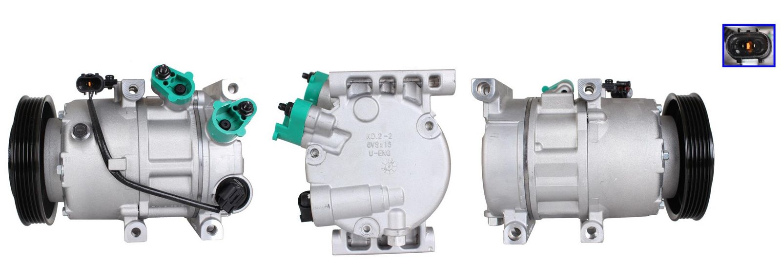LUCAS ACP01225 Compressor, air conditioning