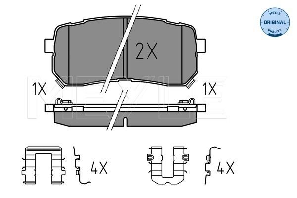 Brake Pad Set, disc brake-1