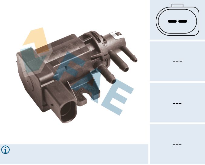 FAE 56006 Pressure converter, turbocharger