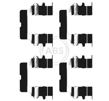 A.B.S. 1161Q Priedų komplektas, diskinių stabdžių trinkelės