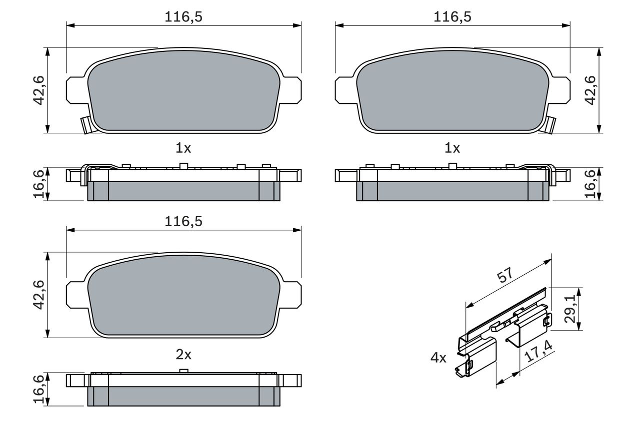 Brake Pad Set, disc brake-7