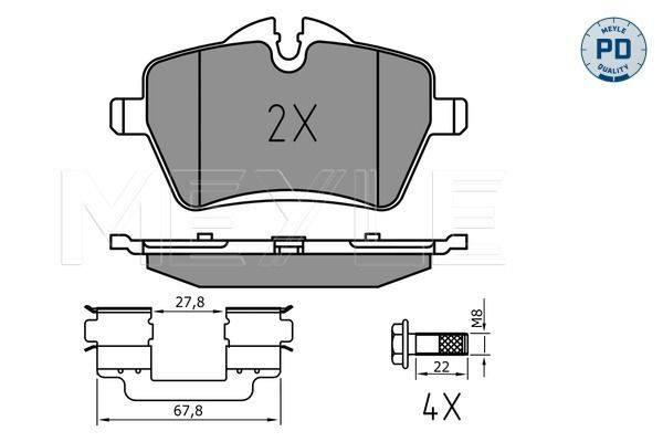 Brake Pad Set, disc brake-1