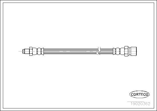 CORTECO 19020362 Brake hose