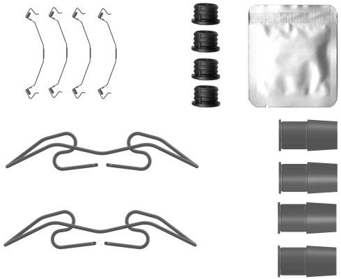 TEXTAR 82558100 Accessory kit, brake caliper