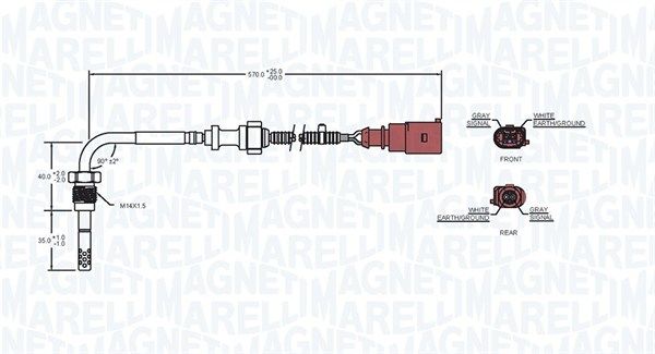 Sensor, exhaust gas temperature-1