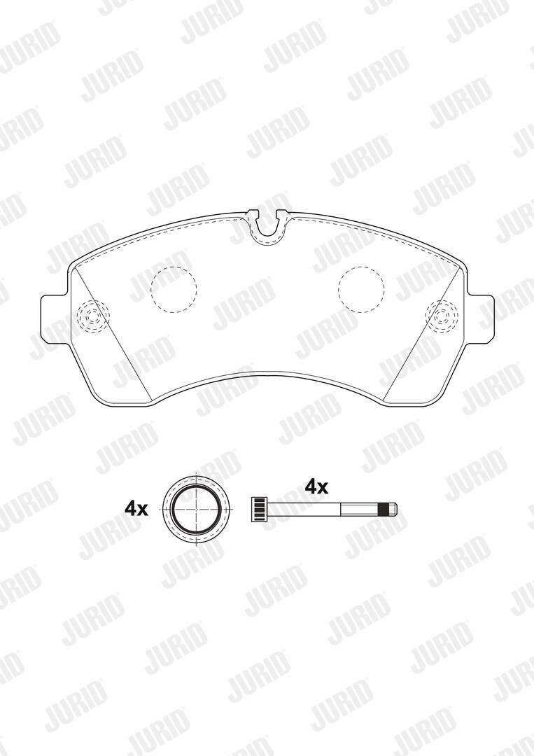 Brake Pad Set, disc brake-1