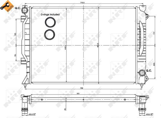 Radiator, engine cooling-4