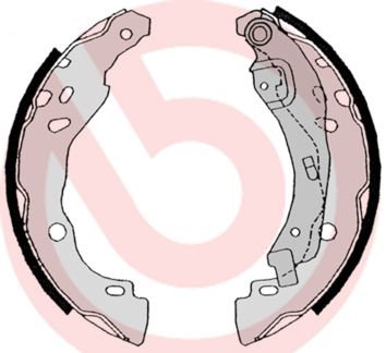 BREMBO S 68 525 Brake shoe set