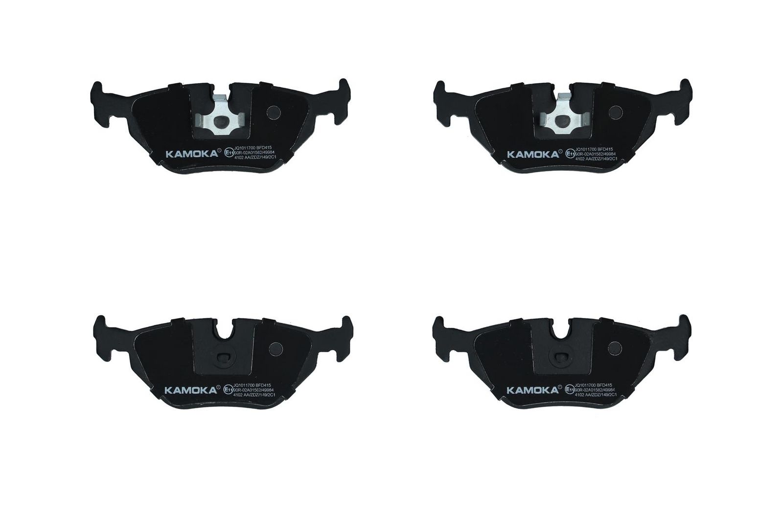 KAMOKA JQ1011700 Brake pad set, disc brake