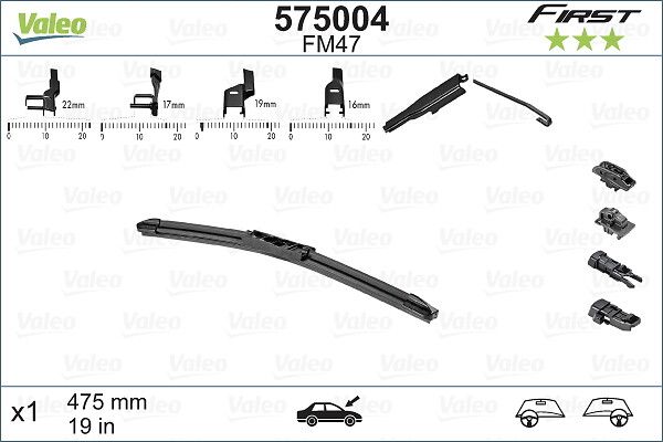 VALEO 575004 Wiper blade