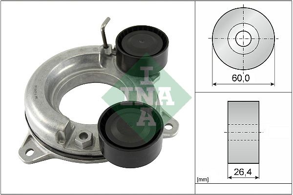 SCHAEFFLER INA 534 0854 10 Belt tensioner, v-ribbed belt