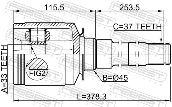 Joint Kit, drive shaft-1