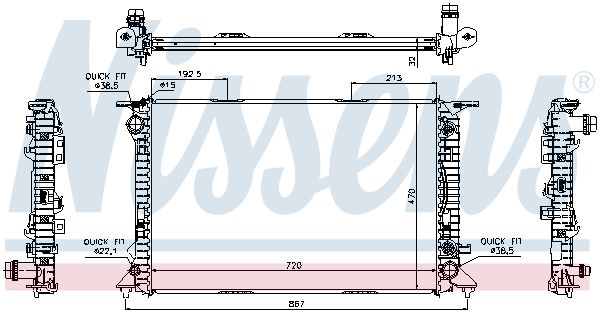 Radiator, engine cooling-4