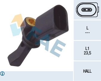 FAE 78066 Sensor, wheel speed