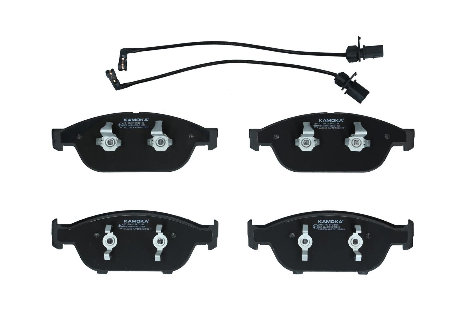 KAMOKA JQ101432 Stabdžių trinkelių rinkinys, diskinis stabdys