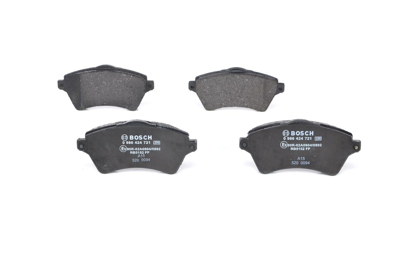 BOSCH 0 986 424 721 Brake pad set, disc brake