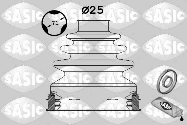 SASIC 1906107 Bellow kit, drive shaft