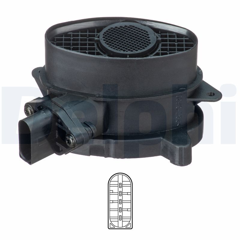 DELPHI AF10728-12B1 Mass air flow sensor