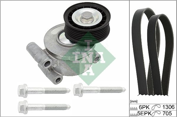 SCHAEFFLER INA 529 0192 10 V-ribbed belt set