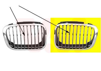 VAN WEZEL 0646515 Radiator grille
