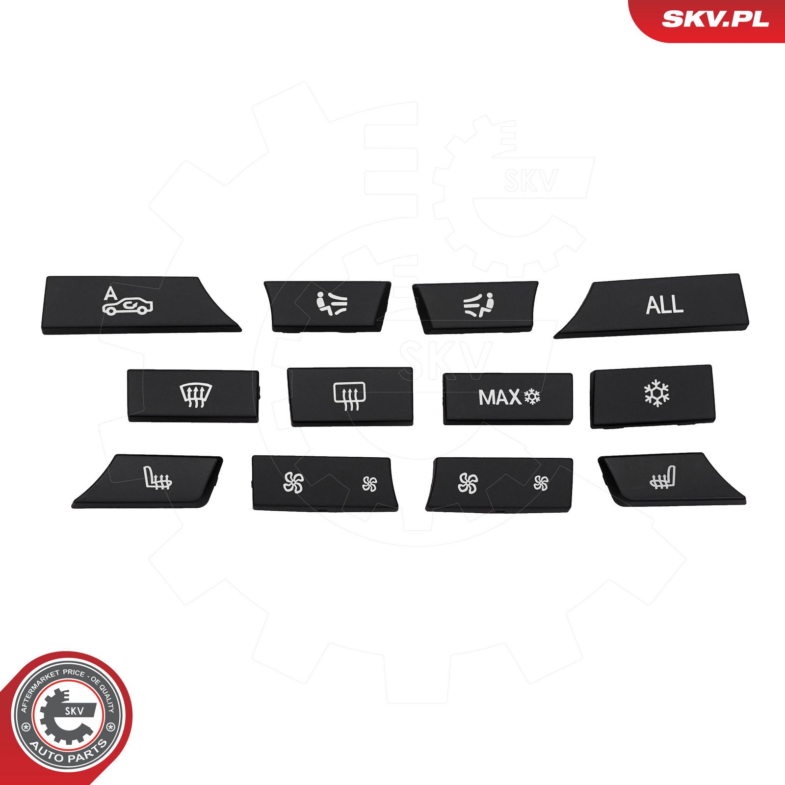 ESEN SKV 97SKV659 Control element, heating/ventilation