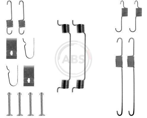 A.B.S. 0699Q Priedų komplektas, stabdžių trinkelės