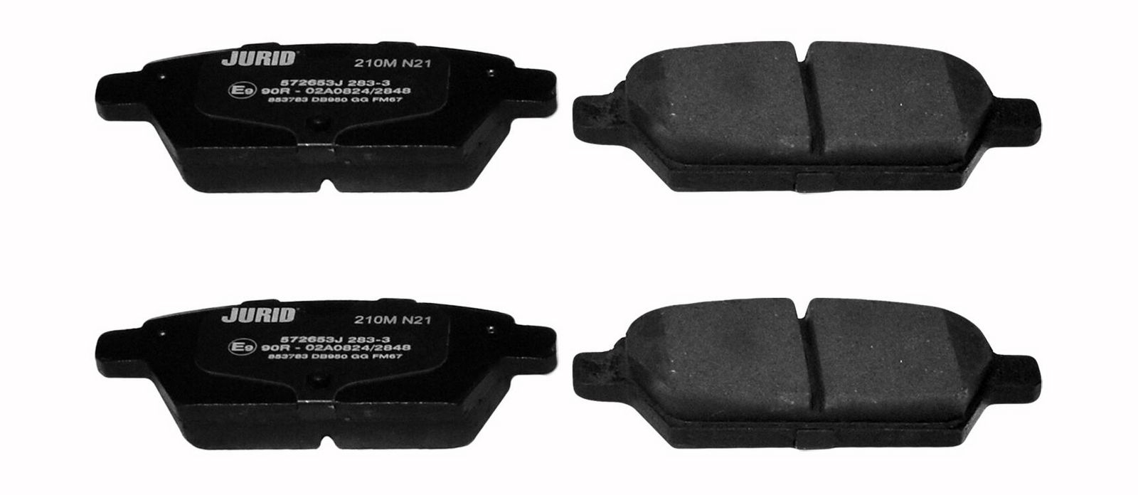 JURID 572653J Brake pad set, disc brake