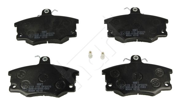 HART 219 110 Stabdžių trinkelių rinkinys, diskinis stabdys