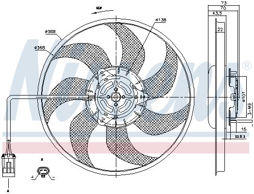 Fan, engine cooling-5