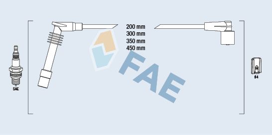 FAE 85085 Ignition cable kit