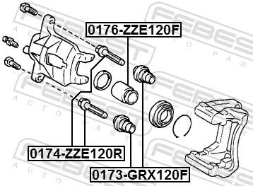 Piston, brake caliper-1