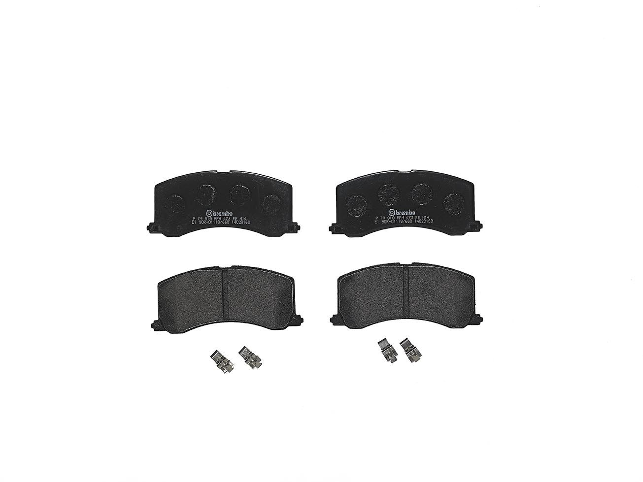 BREMBO P 79 010 Brake pad set, disc brake