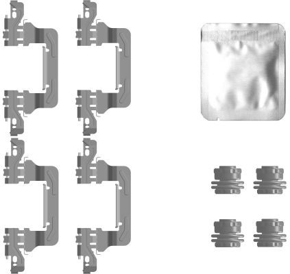 TEXTAR 82558000 Accessory kit, disc brake pad