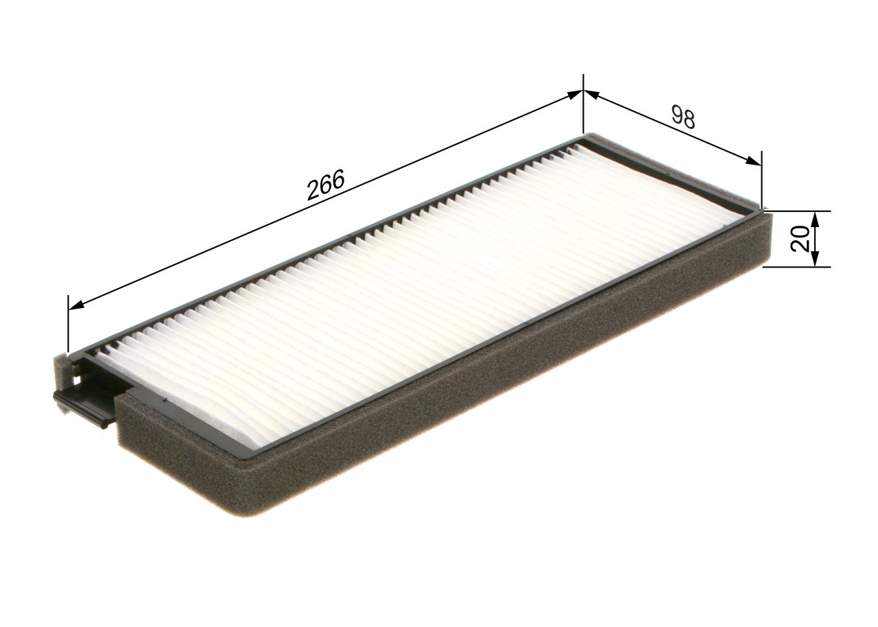 BOSCH 1 987 435 123 Filter, cabin air