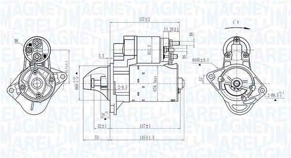 MAGNETI MARELLI 063725395010 Starter