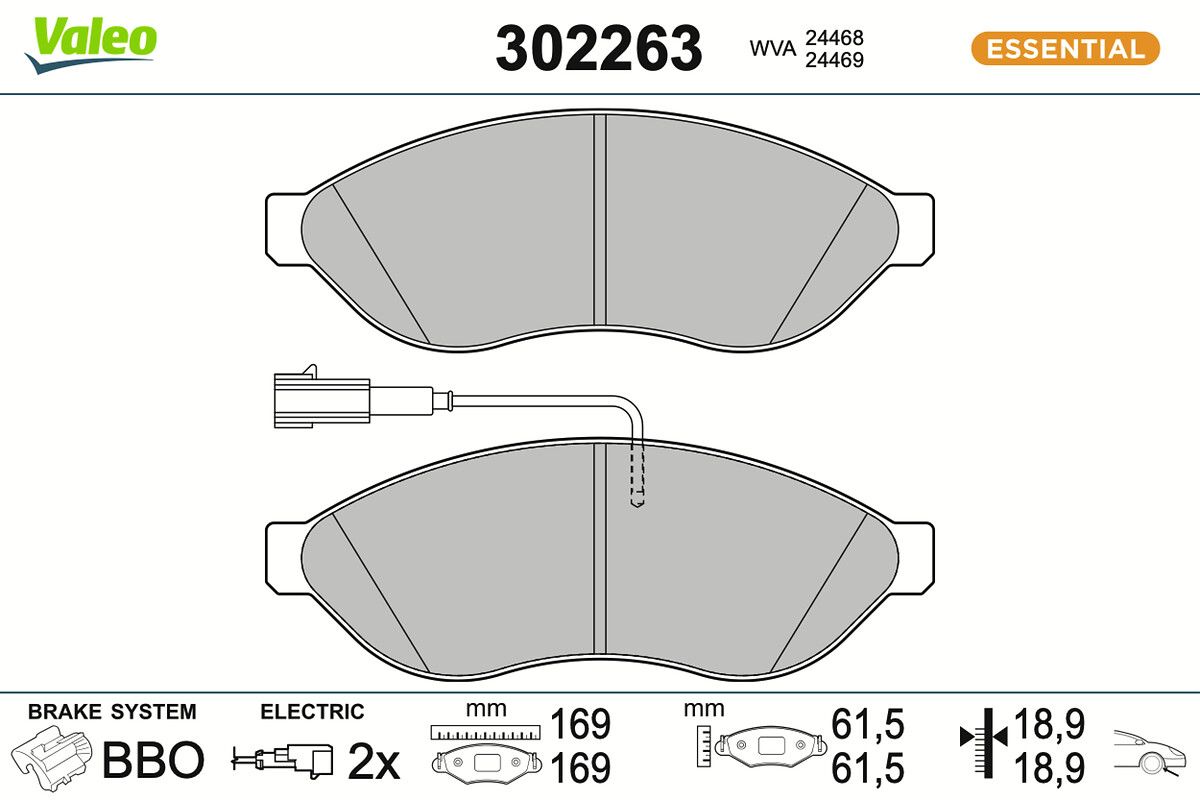 Brake Pad Set, disc brake-main
