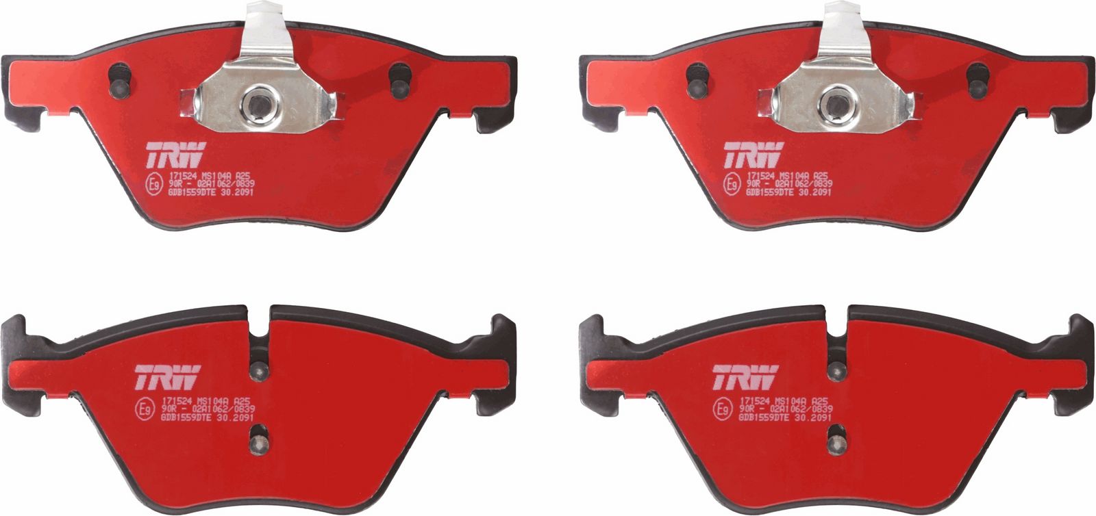 TRW GDB1559DTE Brake pad set, disc brake